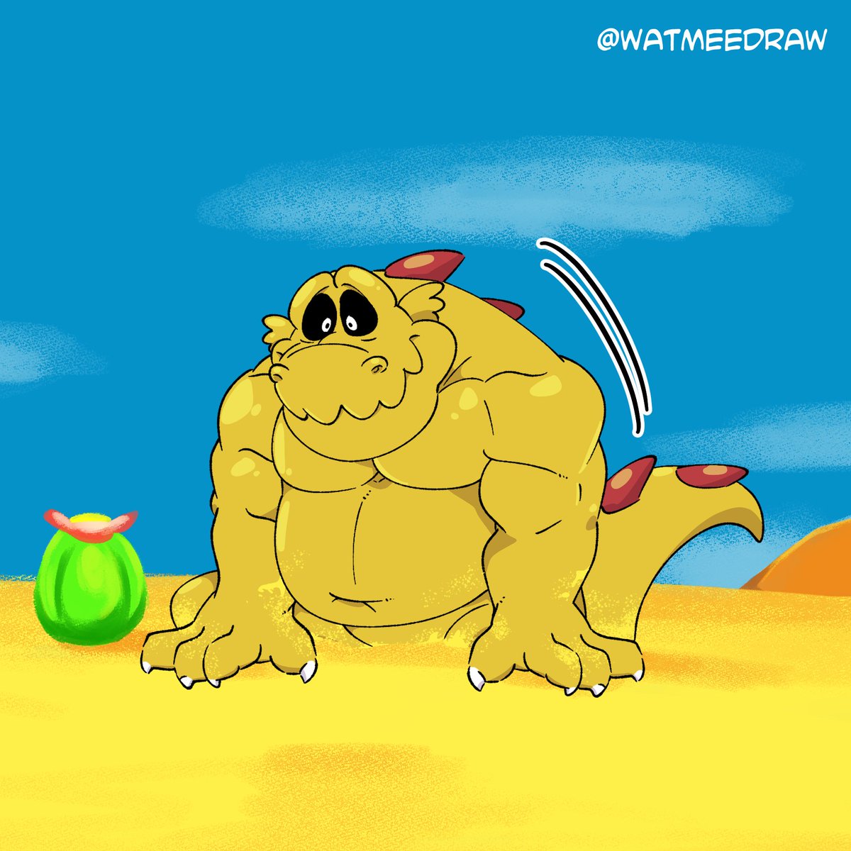 watmeedraw's tweet photo. Sandmaargh (Super Mario 3D Land) https://t.co/4MT9k9NLTi