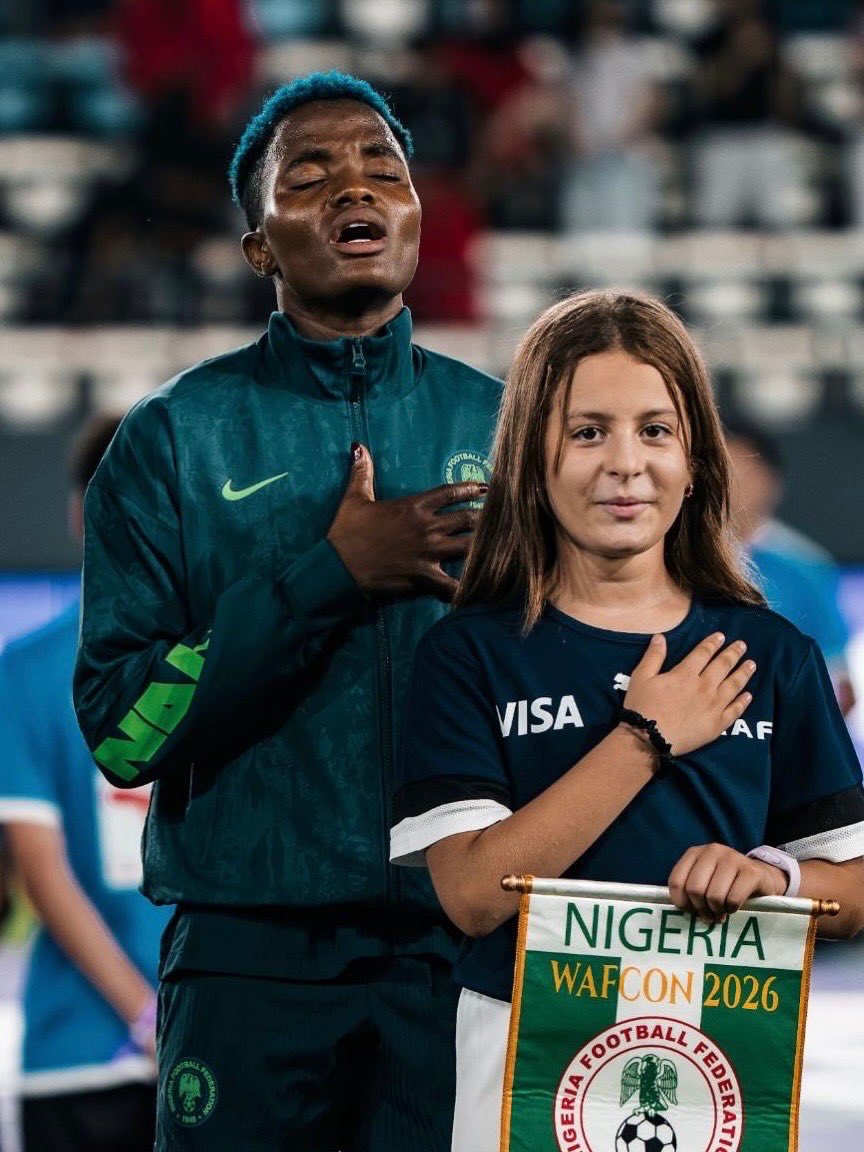 Rasheedat08's tweet photo. This is to every football loving fan in Nigeria who has stood by the Super Falcons thus far: 

This one hurts. There's no way around that.

We didn't get the result we wanted, and for the first time, we won't be at the World Cup. https://t.co/zZRtxqCvVQ