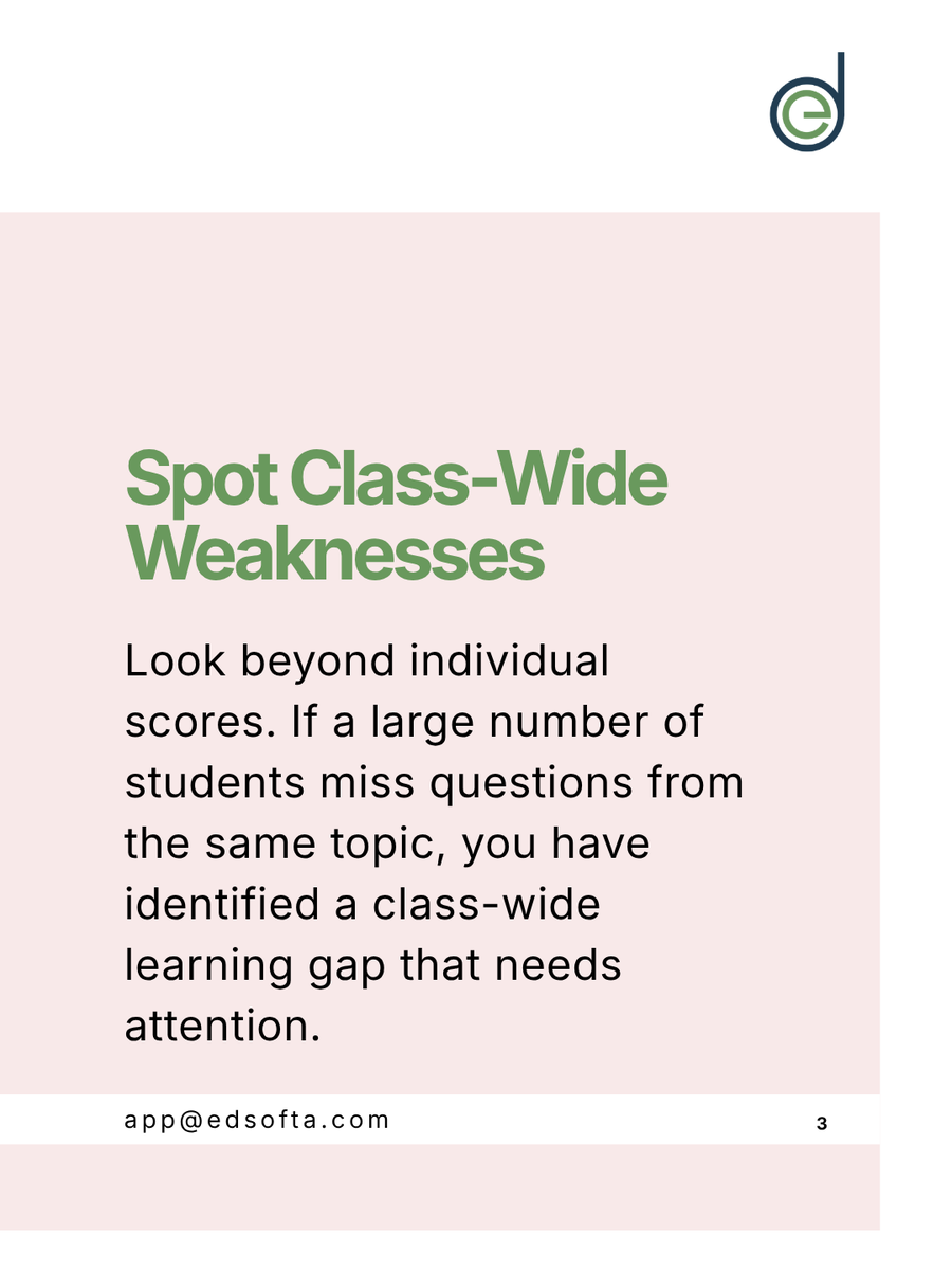 EdSoftaApp's tweet photo. CBT scores shouldn't just be recorded and forgotten.

Look for patterns. Which topics are students consistently missing? Those are your revision priorities.

Use EdSofta UTME CBT data to decide what to teach next.

Teach from evidence, not assumption.

#EdSofta #CBT #Education https://t.co/4kPBx58Yuw
