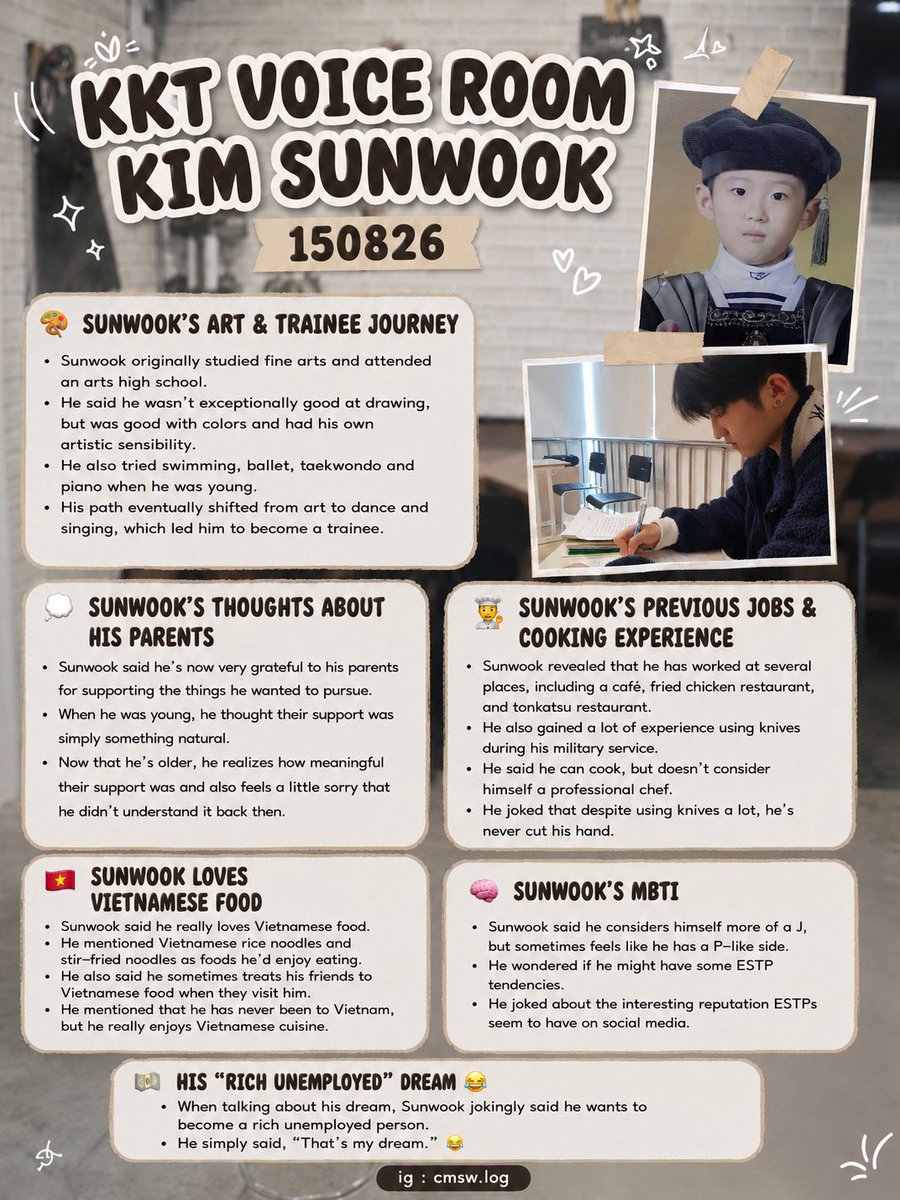 catdlovecs's tweet photo. Kim Sunwook KKT Voice Room update 260815🩶

#KimSunwook #Sunwook #KimChangmin https://t.co/svM4bTjKGb