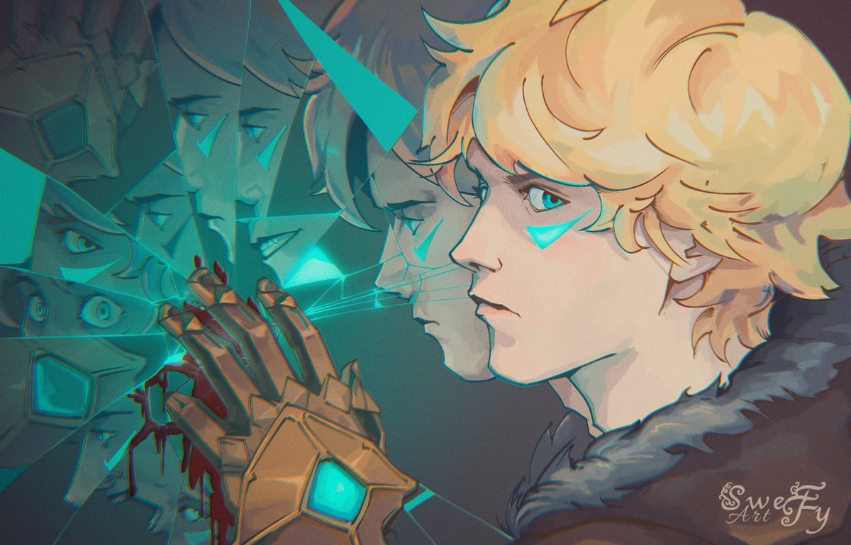 art_sweety's tweet photo. Still my favorite fact is that Ezreal doesn't like looking in the mirror.

#LeagueofLegends #League_of_legends #Ezreal https://t.co/90rUWuKh0z