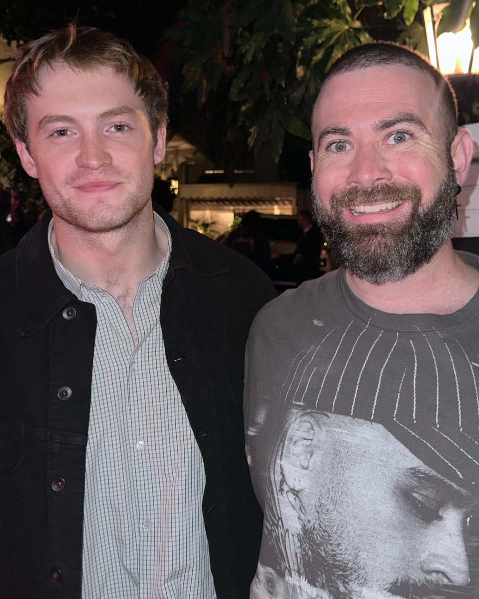 KitConnorInfo's tweet photo. kit connor with a fan last friday in california 
via raralondonahh on insta https://t.co/OGhc8aiJKV