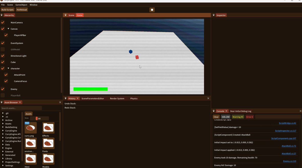 krd_curry's tweet photo. [自作ゲームエンジン]
エンジンのテストのために軽くシューティングゲーム作っています！

#CurryEngine
#ゲーム制作 https://t.co/ZA5VdeZNeM
