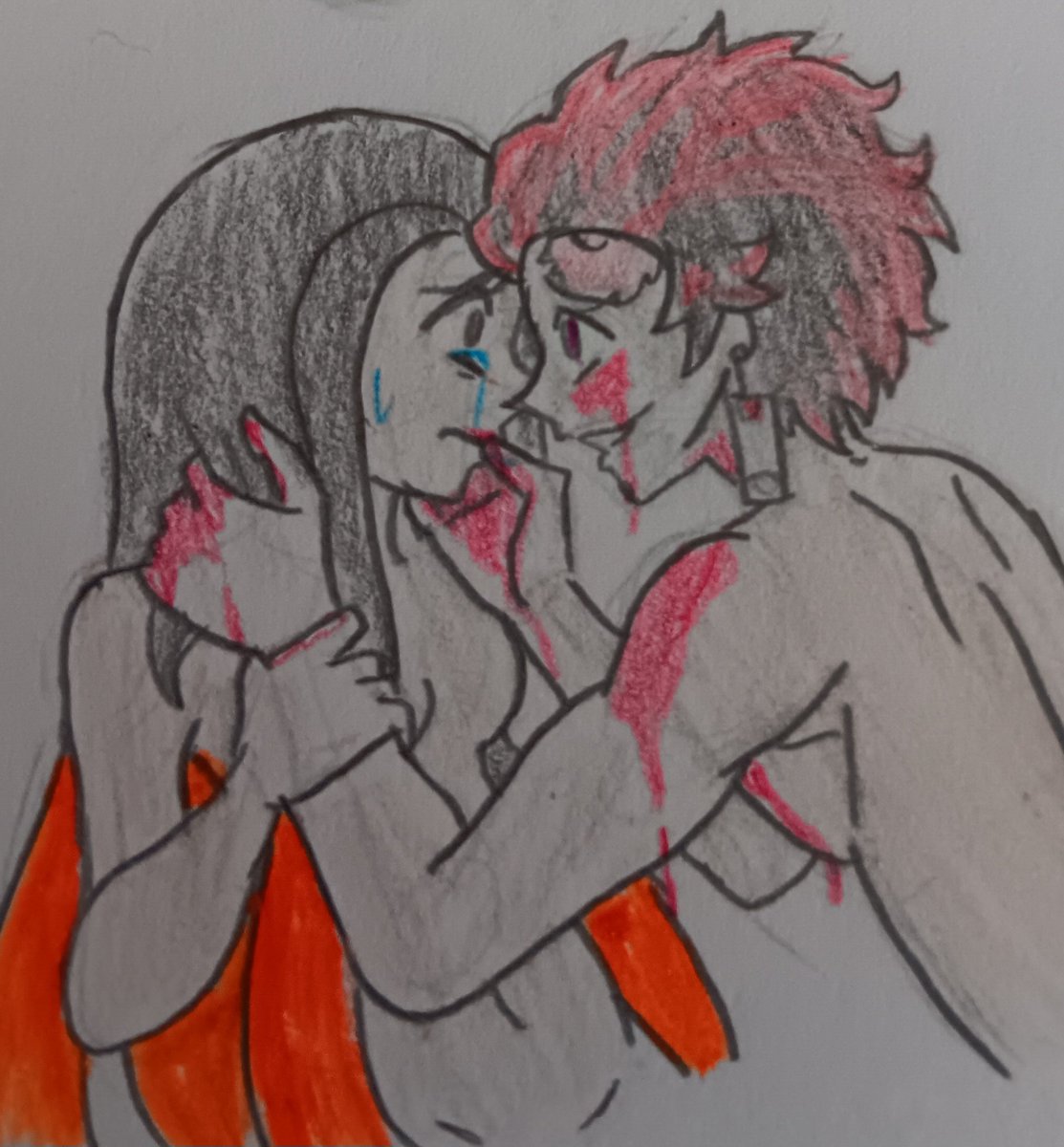 Dango_Demon's tweet photo. #knyincestweek2026 Day 1

Yandere

Zenitsu in the family guy death pose behind them https://t.co/Qim46J5zqk
