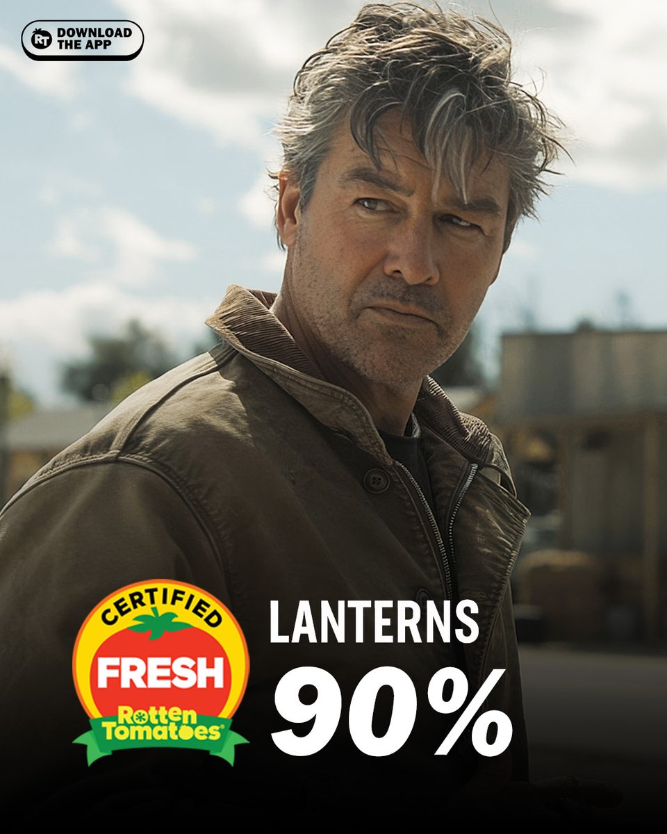 RottenTomatoes's tweet photo. #Lanterns is Certified Fresh at 90% on the Tomatometer, with 41 reviews: https://t.co/3eu7W6mSTU https://t.co/jr74KsMYno
