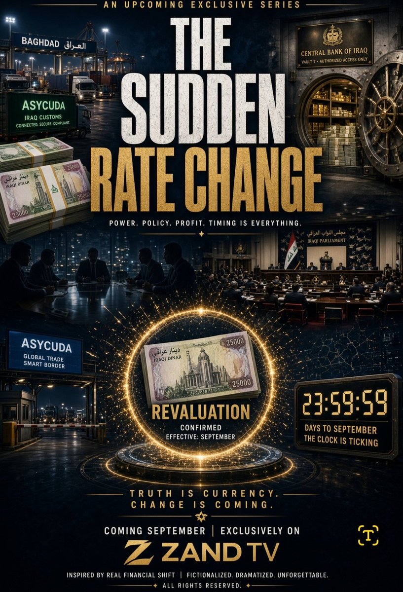 Prolotario1's tweet photo. The Sudden Rate Change Has A Base Reasoning: 

1. Iraqi parliament conducting first reading of the 2027 budget next week, with agreement to pass "as soon as possible". 

2. Digital dinar deployed nationwide meaning the infrastructure to support a new valuation already exists on the ground.

3. KRG and Baghdad reaching full consensus on ASYCUDA at all border points with a 50-50 revenue split the exact condition Iraqi financial officials previously stated would trigger the dinar's rise. 

4. September 1 tax adjustments in Iraq creating additional fiscal pressure for reconciliation.

Here Is One Thing You Need To Note

The Iraqi government is preparing to submit the 2027 federal budget to the Council of Representatives, with the bill expected by late September or early October. This is not routine. A budget submitted with the old exchange rate baked into its revenue projections would be fiscal malpractice if a revaluation is imminent because every line item, every public sector salary, every oil revenue projection, every dinar-denominated expenditure would be calculated on a pre-revaluation basis, meaning the moment the rate changes, the entire budget becomes instantly inaccurate and must be recalculated and resubmitted.

So What Would Be The Next Best Move? 

They won't submit a budget they know will be obsolete in weeks. The 2027 budget submission is the fiscal wall. The rate has to move before the budget bill arrives at parliament, because the budget itself has to be written in the new currency's value. Late September is the deadline for the budget. That means the rate change has to happen before late September. September 1 is the earliest date the enforcement infrastructure is in place. The window is September 1 through roughly September 20-25. That's the operational corridor.

The New Currency Is Already In The Country 

The new currency began arriving in Baghdad ten days ago. That places physical arrival at approximately August 6. It was contracted for printing long ago meaning the design, the security features, the denomination structure, all of it was finalized and sent to the printer months back. This isn't a decision being made. This is a decision that was made, executed, and is now sitting in a vault waiting for deployment.

Why This Matters More Than You Think

Physical currency doesn't get printed, shipped across borders, transported to Baghdad under security, and then sit in a warehouse indefinitely. The logistics of securing newly printed currency in transit and storage are enormous armed transport, secure facilities, insurance, chain-of-custody documentation. 

Every day that currency sits in Baghdad without being deployed is a day of operational risk. Someone talks. Someone photographs a crate. The element of surprise degrades. The longer the new notes sit, the higher the probability of a leak that would allow the corrupt to begin converting hoarded dinars before the switch.

The Bottom Line 

The currency arrived August 6. It's now August 16. That's ten days of degradation on the element of surprise. They cannot hold this much longer. Every day past this point increases the risk that someone with access to the storage facility informs a network, and that network begins moving hoarded wealth into real estate, gold, or foreign accounts. The switch has to happen within days, not weeks.