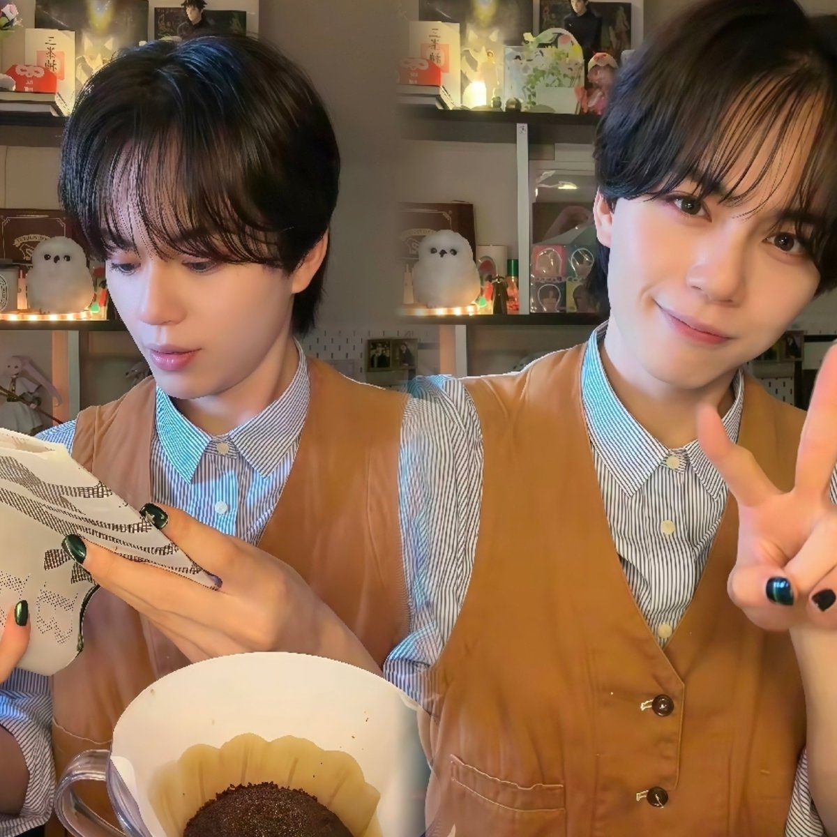 na0_0812's tweet photo. 今日、実はお昼ちょっとだけ久々に配信入れたんだ…🥺💚
歩きながらだったから音声なしだったしチラチラしか見れてなかったけど久々にお顔見たら早く逢いたくなった😢💚💚💚 https://t.co/MBrNDCz9ht