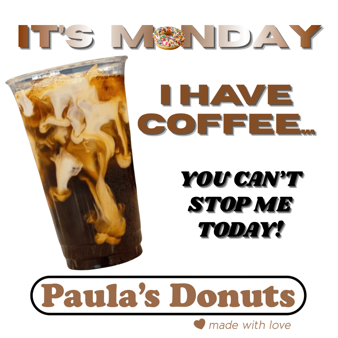 PaulasDonuts's tweet photo. 2 FREE DONUTS w/ purchase of every Dozen DONUTS today! 🍩🍩
&
1 FREE SPECIALTY DONUT w/ purchase of 5 SPECIALTY DONUTS! 🍩🍩

Order online for a quick pick-up: https://t.co/g5NVtQcIhu

#applecrisp #cherry #biscoff #chocolate #peanutbutter #redvelvet #sourcream #cheese #unicorn #cookiemonster #maplebacon #cannolidonuts #cookiedough #mondaymood #MONDAYMOTIVATION #BestDealInTown