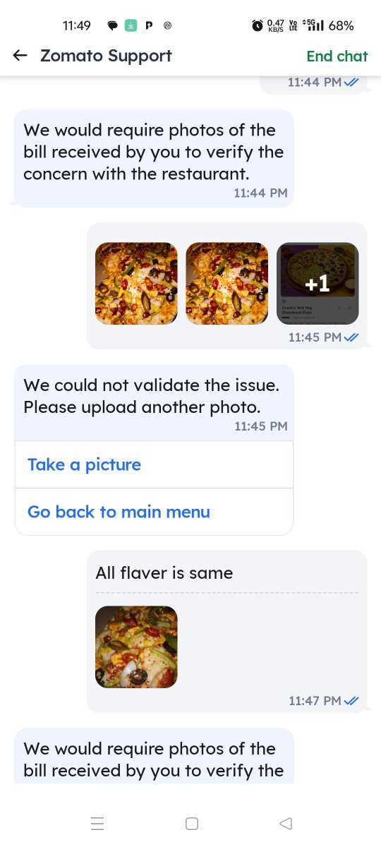 DILIPSI17138243's tweet photo. I contacted @zomato Support and uploaded multiple photos, but apparently the issue is still too difficult to understand. 😄 They kept asking for more photos instead of comparing the advertised product with what was actually delivered.

@zomatocare https://t.co/hp7J6BTi3F