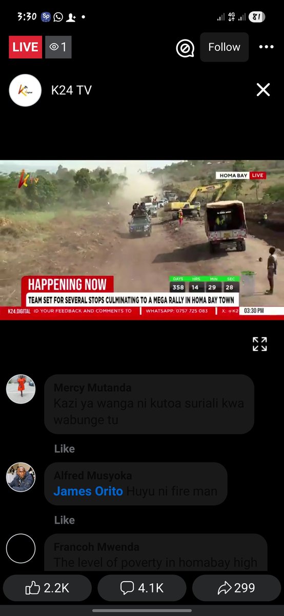 cornellomondi18's tweet photo. @mubarak64501444 @makaumully If they say tutam understand them imagine 60 years yet yhe road is being worked on for the first time https://t.co/ZTuQrw95gQ