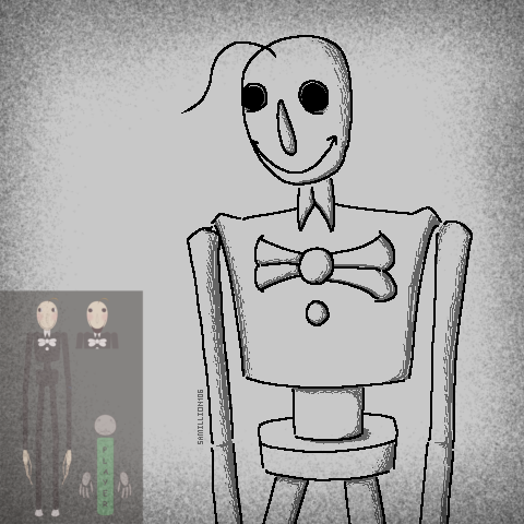Samillion106's tweet photo. Decided to draw this goober out of boredom.

Character by: @ShmorpMcdurgen https://t.co/sypIcKDgtC