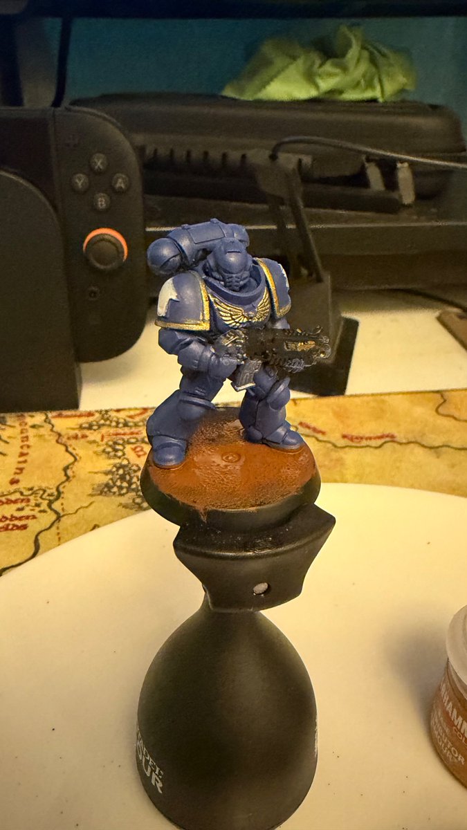 esufer_'s tweet photo. A bit messy on the gold detailing but I don’t think too bad for a first attempt? https://t.co/2RfOA03xIj