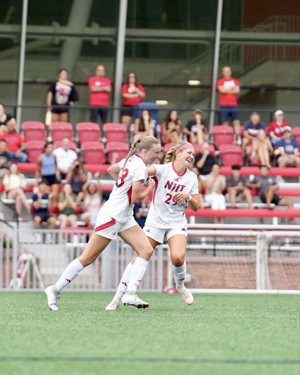 NJITWSoccer's tweet photo. All smiles for Paige's first collegiate goal‼️😁

#RollTech⚔️ https://t.co/AjIP05GXDg
