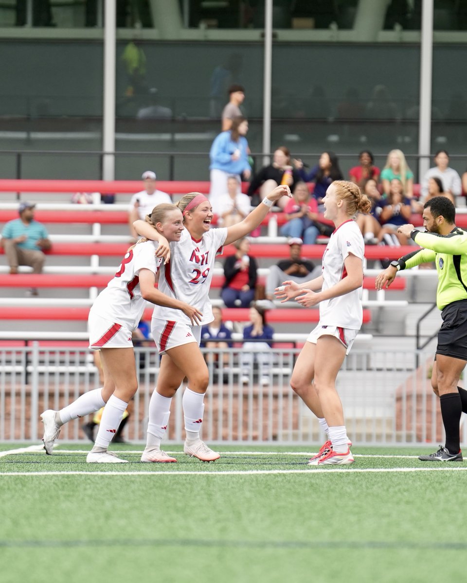 NJITWSoccer's tweet photo. All smiles for Paige's first collegiate goal‼️😁

#RollTech⚔️ https://t.co/AjIP05GXDg
