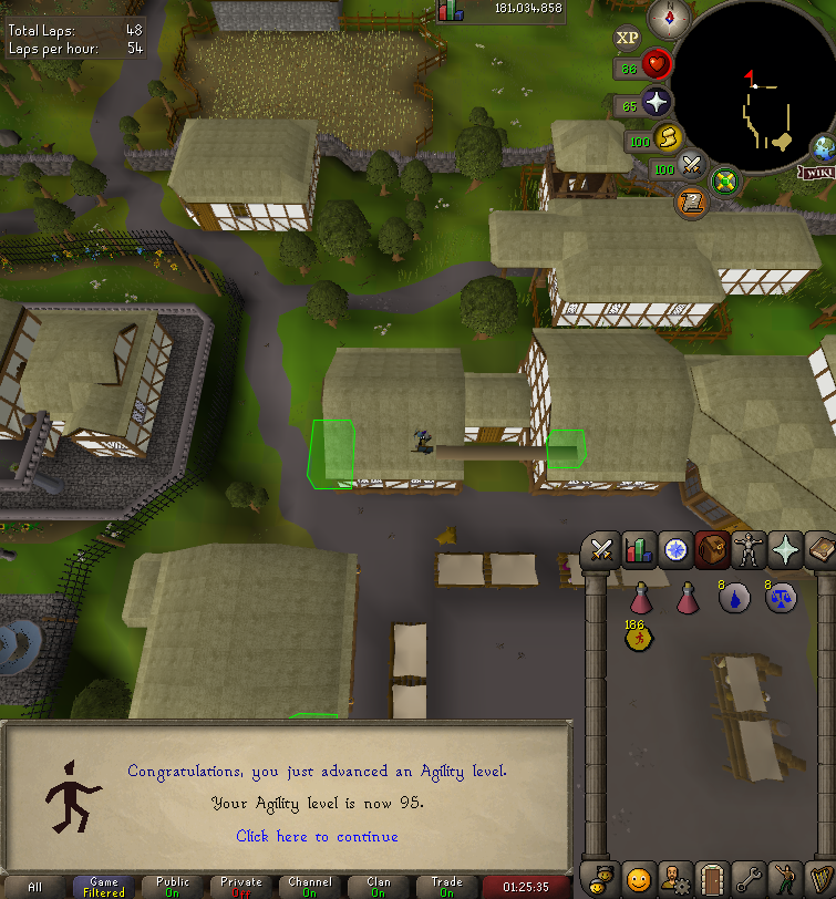 JakeSucky's tweet photo. An entire life can pass you by and you'll still just be 95 agility in OSRS https://t.co/NhsOtYXbVG