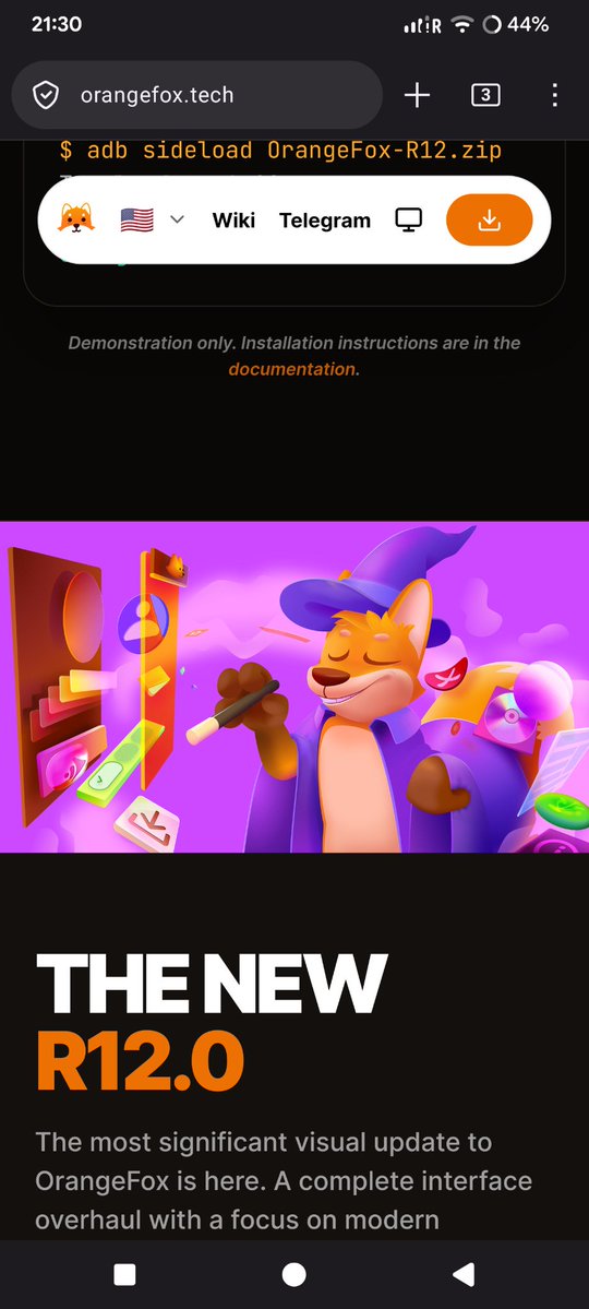 The_Observer255's tweet photo. So APPARENTLY, the previous android recovery I had, the one that got removed AUTOMATICALLY by a lineage os update, was actually a twink furry fox???? Like dude wtf??? I got reverse-wingman-ed by lineage os! Worse ROM of all time!! https://t.co/9puTvE9Ard
