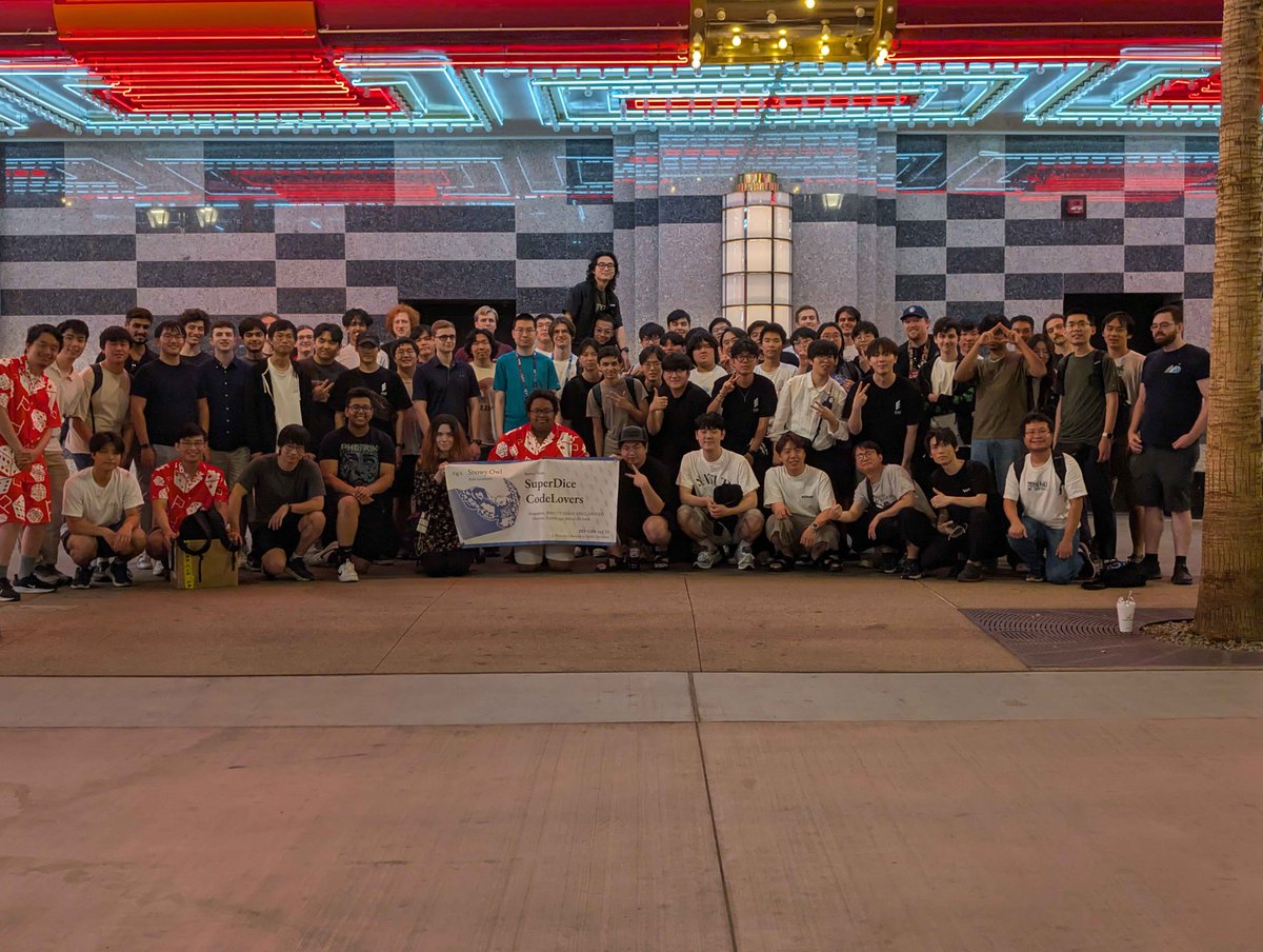 dicegangctf's tweet photo. For a third year in a row, we placed 3rd in DEF CON CTF finals with @SuperGuesser , @codered_korea , and @SquidProxyLover as SuperDiceCodeLovers!

Congratulations to Blue Water for winning, and thank you to @bbb_ctf for organising. https://t.co/JohxZ31pDe