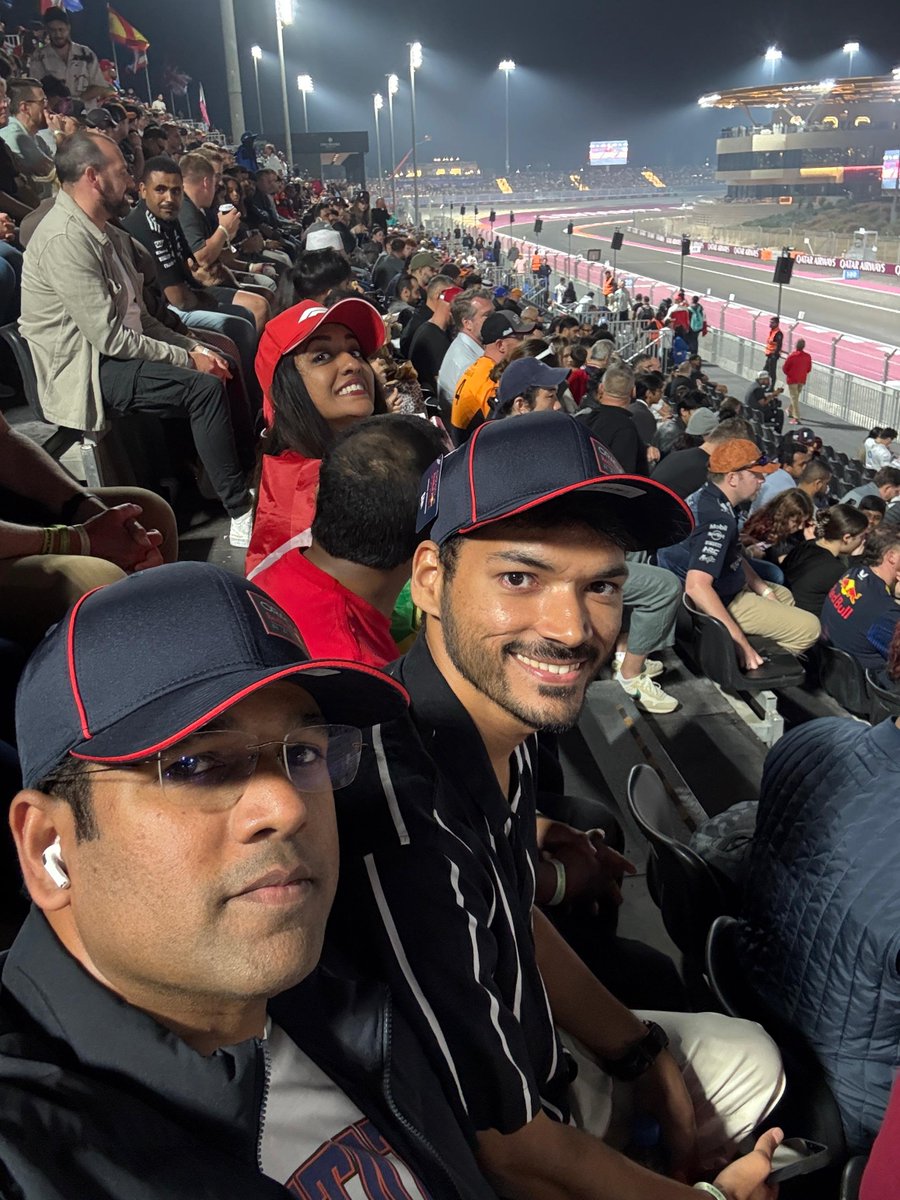 mohit_dessai's tweet photo. Flashback to the electric energy at the Qatar GP 2025! 🇶🇦✨ Nothing beats the roar of the engines. Absolutely can't wait to hear that sound again live at Zandvoort this weekend! 🇳🇱🏁 @F1 @f1dutchgp #F1 @QatarGrandPrix @lusailcircuit https://t.co/mse6W6RAVa