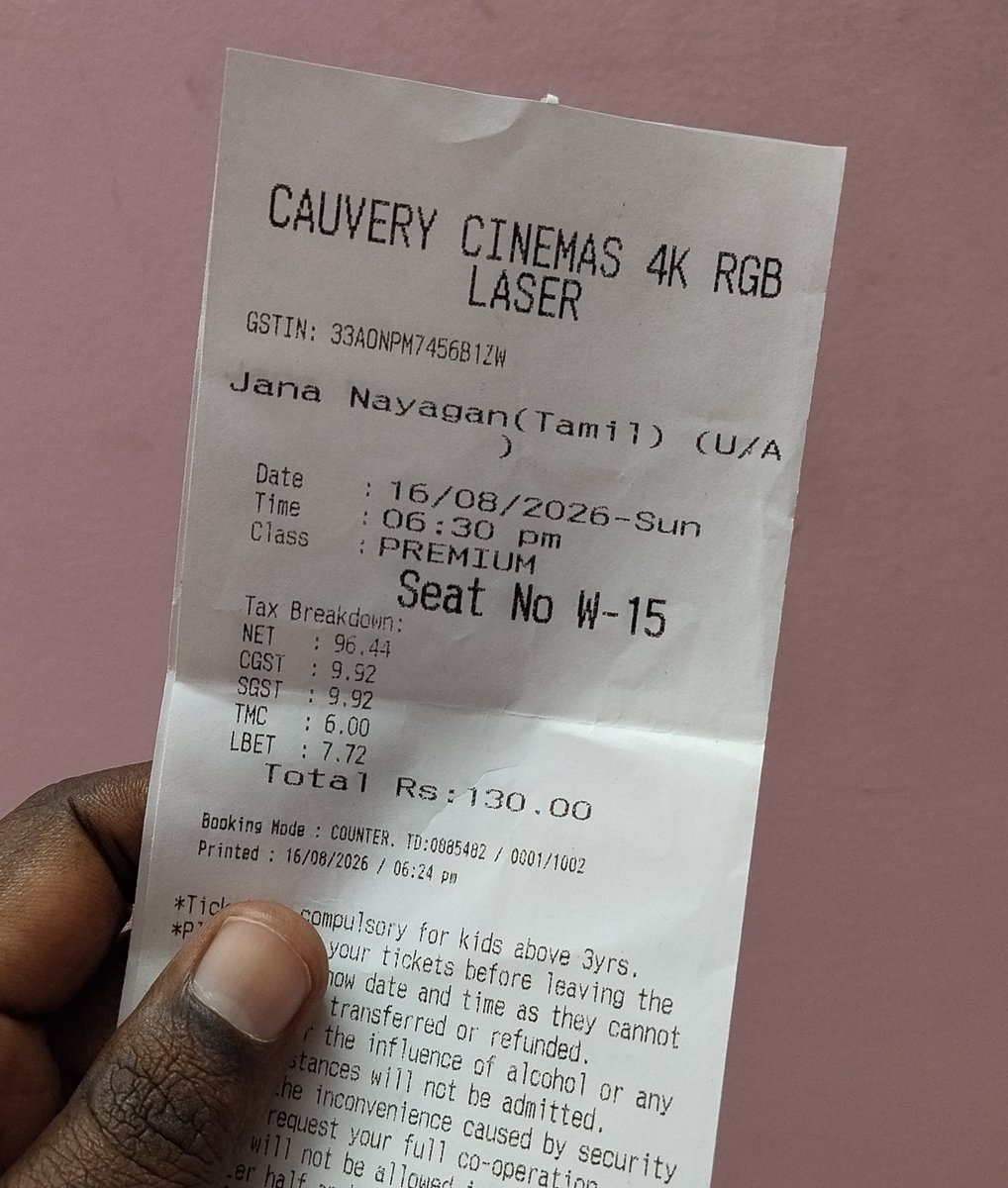 tamizhanlogesh's tweet photo. Feeling so happy &
Feeling so emotional once again!!
Watched #JanaNayagan for #MyEverything #Thalapathy #VIJAY !!
#Count4 & 25th day fond memories!!
❤😍🥹🫂🙏 @actorvijay @TVKVijayHQ @CMOTamilnadu
👑 #CMJosephVijay 👑 https://t.co/LnXv64AqVh