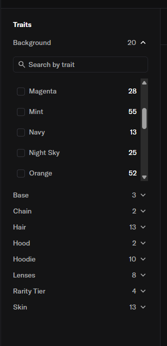 Chudinh00d's tweet photo. Looks like the traits are still populating on the chudinhood nfts 

This should be showing soon https://t.co/SpEajEHoq4