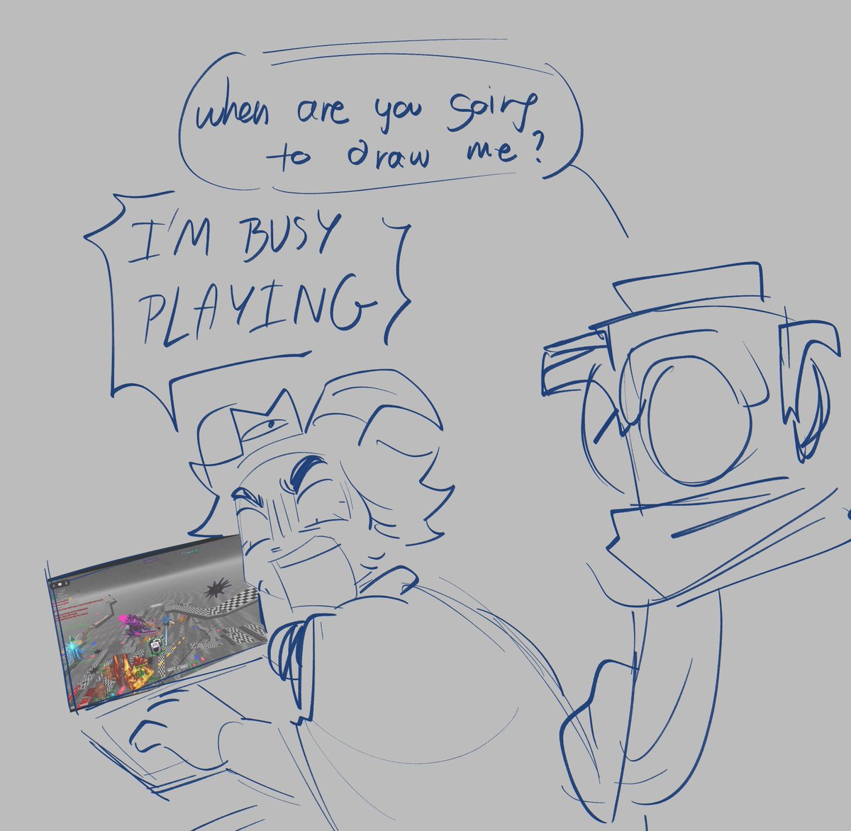 vilebeholding's tweet photo. Nullscape is like thw opposite of Phighting. Phighting fans just draw and barely play, while nullscape fans are too busy playing the game to draw https://t.co/RzJE1a1JOK