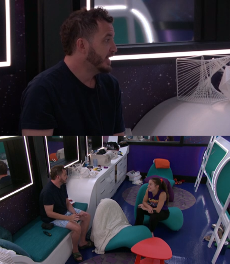 rbbq's tweet photo. Devens proposes the merging of Crossovers/FAP to form a 7 person alliance.  Mallory agrees and says they've basically all been working together, but nothing official to this point

Devens: "Let's run with it, it would be a dream with me" #BB28 https://t.co/NlxWbkVklz