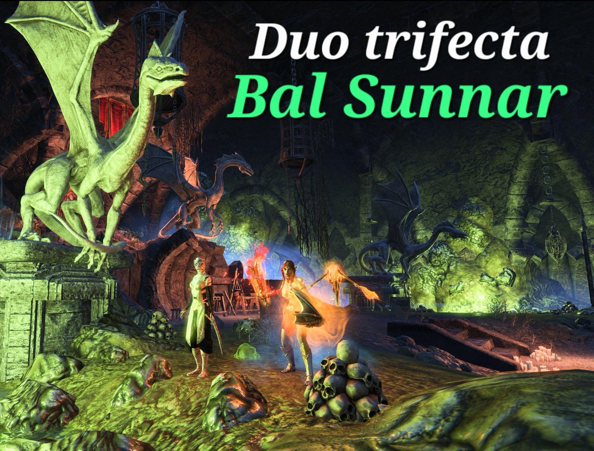 LovelyNemy's tweet photo. Trifecta à deux de Ball Sunnar avec @Vxplord :
 https://t.co/LYI1Oz8JjO

#teso #trifecta #BalSunnar https://t.co/H8jvrfSd4G