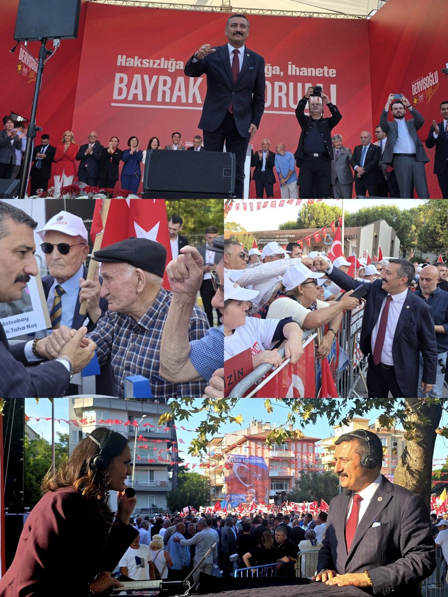 YS_Turkoglu's tweet photo. 🇹🇷Türk Milleti Kuvayı Milliye’nin Şehrinden Seslendi:
BU VATAN SAHİPSİZ DEĞİLDİR; BİZ VARIZ!..🇹🇷

🇹🇷İşte Türk Milleti’nin güçlü haykırışı ve işte Balıkesir Kuvayı Milliye Meydanı’nda; tüm dünyaya örnek bir bağımsızlık ve kurtuluş destanını yazan ATA’larımızın cesur ve kararlı anlayışı…

🇹🇷Bu yalnızca sıradan bir miting değildi elbette. Bu, Milletin egemenliği, Cumhuriyet’in değerleri ve Türkiye’nin bölünmez bütünlüğü için ortaya konan muhteşem bir iradeydi. 

🇹🇷Kuvayı Milliye’nin ruhunu taşıyan Balıkesir, bir kez daha tarihî sorumluluğunu yerine getirdi. Genel Başkanımız Sayın Müsavat Dervişoğlu ’nun (@MDervisogluTR) meydandan yükselttiği mesaj açıktı:

🇹🇷“Milletimiz sahipsiz de değildir, çaresiz de değildir.” Adaletsizliğe karşı adaletin, saltanata karşı Cumhuriyet’in ve üniter yapımızın yanında olduğumuzu bir kez daha haykırdık.

🇹🇷“Bayrak Açıyorum” diyerek başlayan miting sonrasında Kuvayı Milliye Meydanı'ndan Alaca Mescid'e yaptığımız görkemli yürüyüş, on binlerce yüreğin ortak sesine dönüştü.

🇹🇷Bu vatan sahipsiz değildir.
Bu millet çaresiz değildir.
Bu Cumhuriyet yalnız değildir.
Ve Türk milleti, kendi geleceğine sahip çıkacak kadar güçlüdür!

🇹🇷Bayrak bizde, irade millette;
Ne Mutlu Türk’üm Diyene…🇹🇷

#İYİParti #MüsavatDervişoğlu #Balıkesir #KuvayıMilliye #BayrakAçıyorum #Türkiye