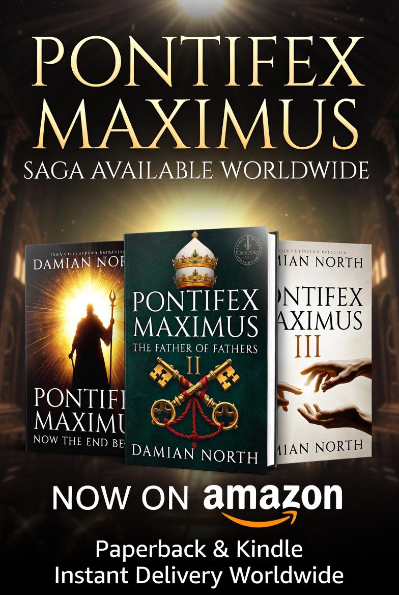 LNeagh's tweet photo. This trilogy is prophetic to the world in which we live. The end will come when Rome falls - Pontifex Maximus - when the Antichrist takes control of the Papacy. https://t.co/qyo2oBlQ7W