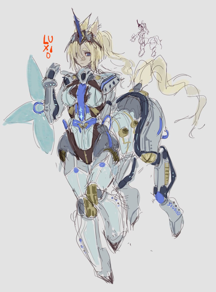 LUXIO_1122's tweet photo. Sigrid concept but my style 

#art #Sigrid #ZenlessZoneZero #wip https://t.co/ZNApm3bJ6h
