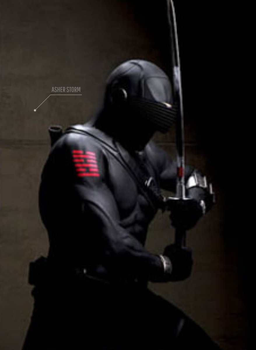 Asherstorm_'s tweet photo. @HappyPower Bro's giving me a little bit of Snake Eyes vibes. 🤔 https://t.co/XqF0mLWEDo
