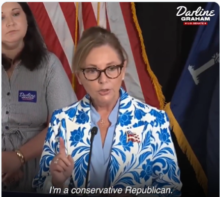TaraServatius's tweet photo. THIS IS GETTING RIDICULOUS. Now even the Democrat PACs are trying to help Darline Graham defeat Ralph Norman in the South Carolina GOP primary.

Billionaire Democrat donor Kris Larsen spent $11 million to elect Kamala Harris in 2024. Larsen's PAC, Invest in Tomorrow Coalition just announced they're spending $1 million to defeat Norman and elect Graham. 

Even Democrats know Graham is a Democrat. They're hoping South Carolina voters don't figure it out before August 25.