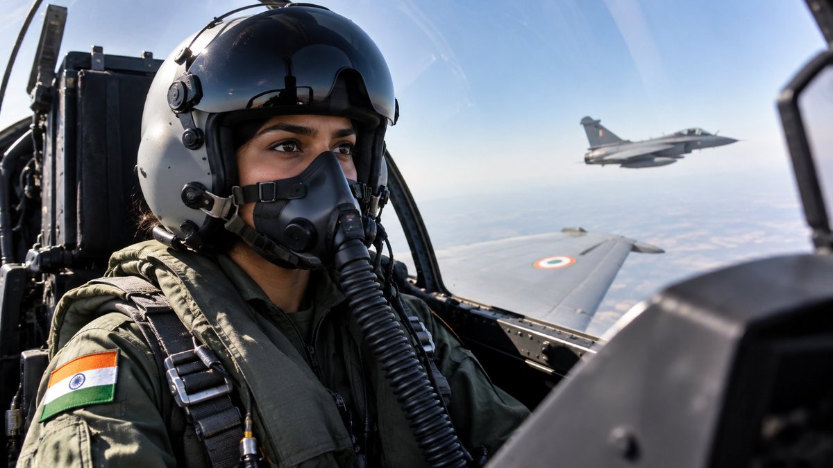 TheMilObserverr's tweet photo. Indian Female Fighter Pilot Struck Muridke During Operation Sindoor. 🇮🇳🔥

Muridke was a Lashkar-e-Taiba terror hub. On 7 May 2025, Indian fighters went deep inside Pakistan and struck the terror infrastructure there.

A woman in an Indian fighter cockpit, flying into enemy territory and taking out a terror hub. 🇮🇳🔥

Salute to Nari sakti 🫡
