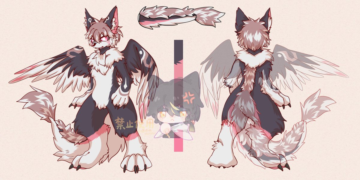 MNanzhu's tweet photo. Some design commissions #furryㅤㅤㅤ  #fursuit #furryartㅤㅤㅤ https://t.co/GzkbhGTupM