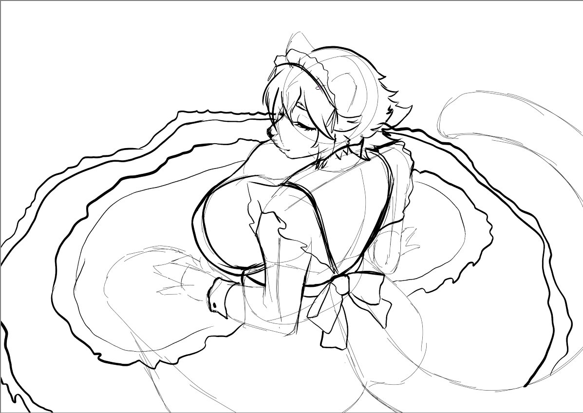 DrawSoSahair's tweet photo. Practice with one of my characters: a Mishra tigress in a maid outfit. #furryㅤㅤㅤ #furryartㅤㅤㅤ https://t.co/7YVXH1KJOx
