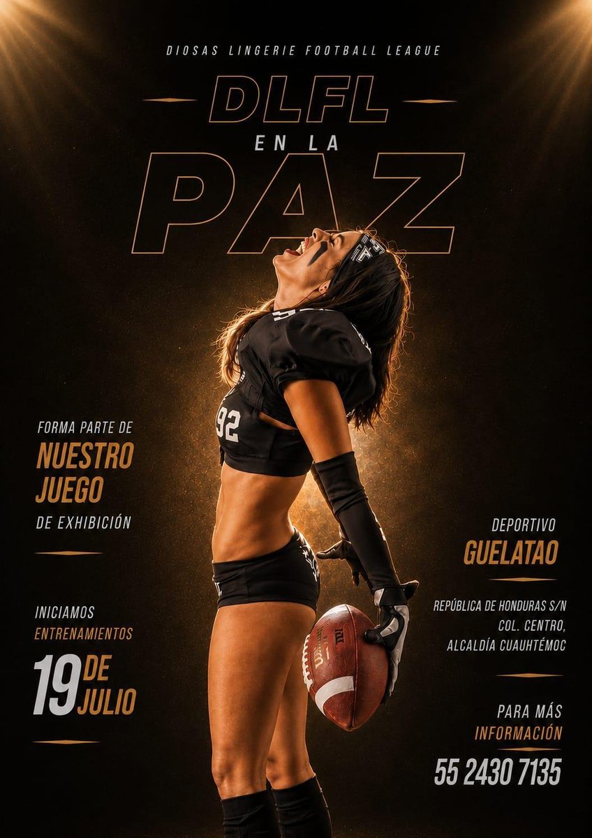 MyBFZ_'s tweet photo. 🇺🇸 DLFL IS BACK!!
🇲🇽 ¡¡LA DLFL ESTÁ DE VUELTA!!
#DLFL #DiosasLingerieFootballLeague #DLFL2026 #TeamSekhmet #TeamHela #LingerieFootball #BikiniFootballMexico #LingerieFootballMexico #BikiniAthlete #StrongIsBeautiful #RespectTheAthletes #BFZ https://t.co/UAvMlRA5Y7