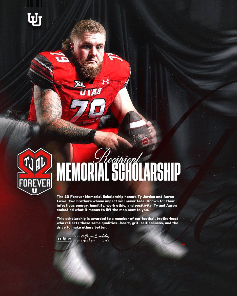 Utah_Football's tweet photo. ๐พ๐ค๐ฃ๐จ๐๐จ๐ฉ๐๐ฃ๐ฉ๐ก๐ฎ ๐ก๐๐๐ฉ๐๐ฃ๐ ๐ฉ๐๐ ๐ข๐๐ฃ ๐ฃ๐๐ญ๐ฉ ๐ฉ๐ค ๐๐๐ข ๐ค
@BigAlHarrison1 couldnโt be more deserving of the ๐ฎ๐ฎ ๐๐ผ๐ฟ๐ฒ๐๐ฒ๐ฟ ๐ ๐ฒ๐บ๐ผ๐ฟ๐ถ๐ฎ๐น ๐ฆ๐ฐ๐ต๐ผ๐น๐ฎ๐ฟ๐๐ต๐ถ๐ฝ, as one who embodies the same qualities of his two former teammates ๐
#GoUtes | #RSNB https://t.co/48gdOK02Gc