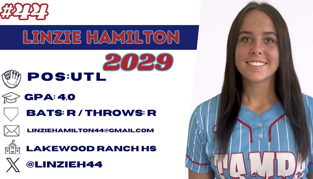 TM_Szabo's tweet photo. Welcome to the Mustangs Family! 🐎🥎
We’re excited to announce the addition of #44 Linzie Hamilton! Linzie is a key addition to the roster bringing a powerful bat, strong arm and high softball IQ. Her competitive drive will only add to an already strong roster. Excited for the fall! Let’s get to work 💪
@TampaMustangs @linzieh44 
#stanggang
#OneTeamOneGoal