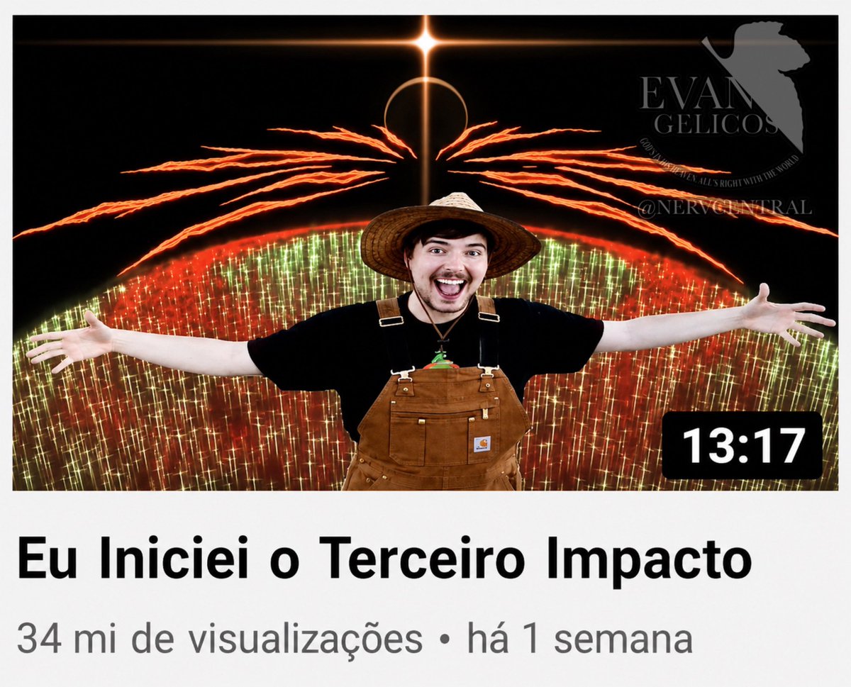 nervcentral's tweet photo. Calma aí mr beast https://t.co/PCHjDbF1qQ