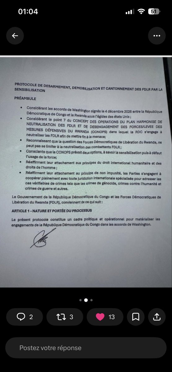 PatrickKARURAN2's tweet photo. ‼️‼️NYAKUBAHWA BANA #BARAFINDA YAREBYE KURE‼️‼️
« War is inevitable in the region, including in Rwanda, if Tito Rutaremara’s remarks stand.” A word of wisdom. Kandi bizarangira mwiruka nkuko nabibashyiriye mukavideo kari hasi aha 👇🏽.
Bwana @titorutaremar44 Mucurabwenge w’ikibi mukarere; Imvugo yanyu ntaho itandukaniye nayayindi yo kumena #AMAGI ngo murye #UMURETI.
Tubibutse bwana @titorutaremar44 ko iyo mireti ikoze mumaraso y’abana babanyarwanda mwatanzeho ibitambo.
Ubwo rero kuko mushaka kurya undi mureti; dore ko hari inda zidahaga; murifuza ko abanyamurenge bica cg bicwa kugirango mukomeze murye uwo mureti.
Akarere k’ibiyaga bigari ntigacyeneye za Jenoside, gacyeneye imibanire mwiza hagati y’amoko agize akarere.
Bwana #Barafinda Fred yavuze ukuli koko ?! Yagize ati Leta Zunze Ubumwe za Amerika #USA zifite amadollars, #DRC ikagira amabuye y’agaciro, naho u Rwanda (Rwa Tito Rutaremara) rukagira #Urupfu.
Ubwo rero #Tito, urwo rupfu ugenda ugurisha ntawawe wapfuyemo; #abanyamulenge ntibarushaka.
Umuzimu waduteye mukarere, Imana imudukize mbona yaraciye muri #FPR ya Tito.
Twibukiranye ko:
. Senateri @EvodeU yavuze ko gusenya #FDLR bisaba gusenya igiririkare cya #DRC,
. Umuvugizi w’igisirikare cy’u Rwanda #KARURETWA yavuze ko gukuraho ingamba z’ubwirinzi ari nko kwiyahura,
. Perezida @PaulKagame ati nzaguha #Goma aruko umpaye icyo nifuza,
. Leta ya Kinshasa iri kurega u Rwanda muri Cour internationale de Justice (@CIJ_ICJ ),
. FDLR ziti twemeye gushyira hasi intwaro,
. Bwana @onduhungirehe ati neutralisation c’est d’achever 🤔, kandi ngo cantonnement za FDLR ntaho bihuriye n’amasezerano ya Washington,
. Amerika ( USA) ziti turashira amasezerano hagati ya FDLR na DRC kubinjyanye na Cantonnement,
. Tito ati Banyamulenge nimufate #Kinshasa mubohoze igihugu cyanyu.
Ibi bishatse kuvuga ko u Rwanda rwa Tito ( w’Ubucurabwenge bubi), rushaka gutera 🇨🇩 kugeza bahinduye ubutegetsi i Kinshasa bagashyiraho une Malhonnête ( Igihwerahwere) nka @drcJosephKabila.
Reka kwibarize Tito;
1. ko Nyakubahwa perezida @FelixUdps yatanze amabuye, mwebwe mukaba mutanga urupfu, mubona @SecRubio azahitamo iki ? 🤔🤔
2. Aho urwo rugamba mushaka gushoza ntiruzarangirira i Kigali aho kuba Kinshasa ?
3. Mwareka indambi kandi nini mukarya ibiribwa ?
==> Barafinda azi ubwenge kandi YAREBYE kure. TUMWUBAHE ARABARUTA 🫡✊🏿.
- Abanyarwanda barabavumbuye kandi ntibabashyigikiye,
- Muri #adplia ndetse no muri #TEAMINKINGI ntitubashyigikiye, TURABAMAGANYE
@NCDR_Rwanda @DorianeMunezero @BenjaminDUSING1 @manaeugene @MpozeTheo @RWALINDAP @FDU_Inkingi @inkingicplparis @pkayumba @NKasinge @Nadia_MUGUNGA1 @PatrickRugaba @sheilakamuzinzi @GitifuW @BadramaTV @DMikanya @RevColeman @ckanimba @IbukaboseR @MNdayizigi15852 @jamboasbl @placide_art @Mamaurwagasabo1 @THEFUTURETV2 @FelixMugenzi @Unity_MemoryRw @rbarwanda @IGIHE @PrimatureRwanda @NewTimesRwanda @firstLadyRwanda @UnityClubRw @Unity_MemoryRw @KambandaAntoine @albcontact @FabRugumire