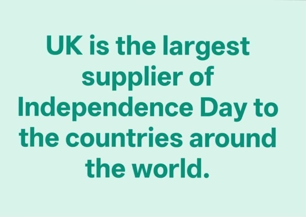 RamiRanger's tweet photo. UK supplied independence to India to become one of the most oppressed countries in the world. https://t.co/CJRXtd6OrT