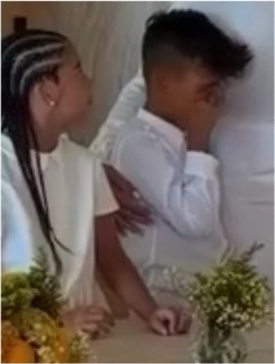 CristianoXtra_'s tweet photo. Why is Mateo crying during Ronaldo’s wedding? 👀 https://t.co/yN5TqI21My