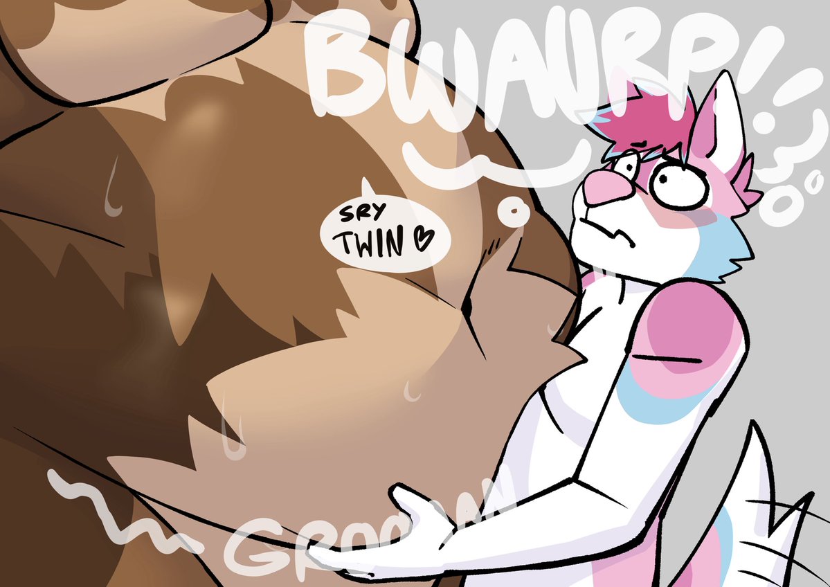 konuuuki's tweet photo. you’re bound to get some good asmr after feeding this tanuki so much cake.. (⸝⸝๑﹏๑⸝⸝)

🐺: @CottonCandyDawg 
🎨: @Round_Cloud https://t.co/l5DNu5WiUr
