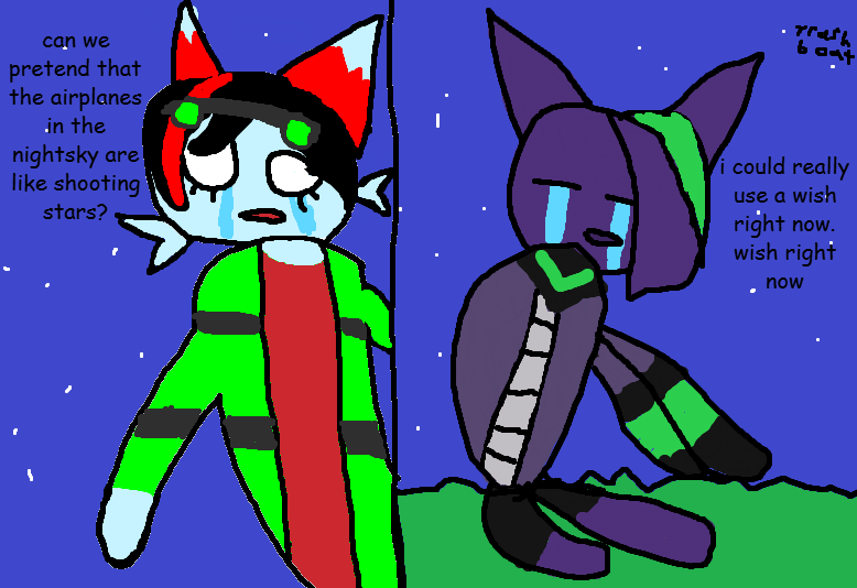 Trash_boat5's tweet photo. pursuitcore mikaela and dante angst tw: sad #pursuitcore #trickshothero https://t.co/hPfHv9yuUa