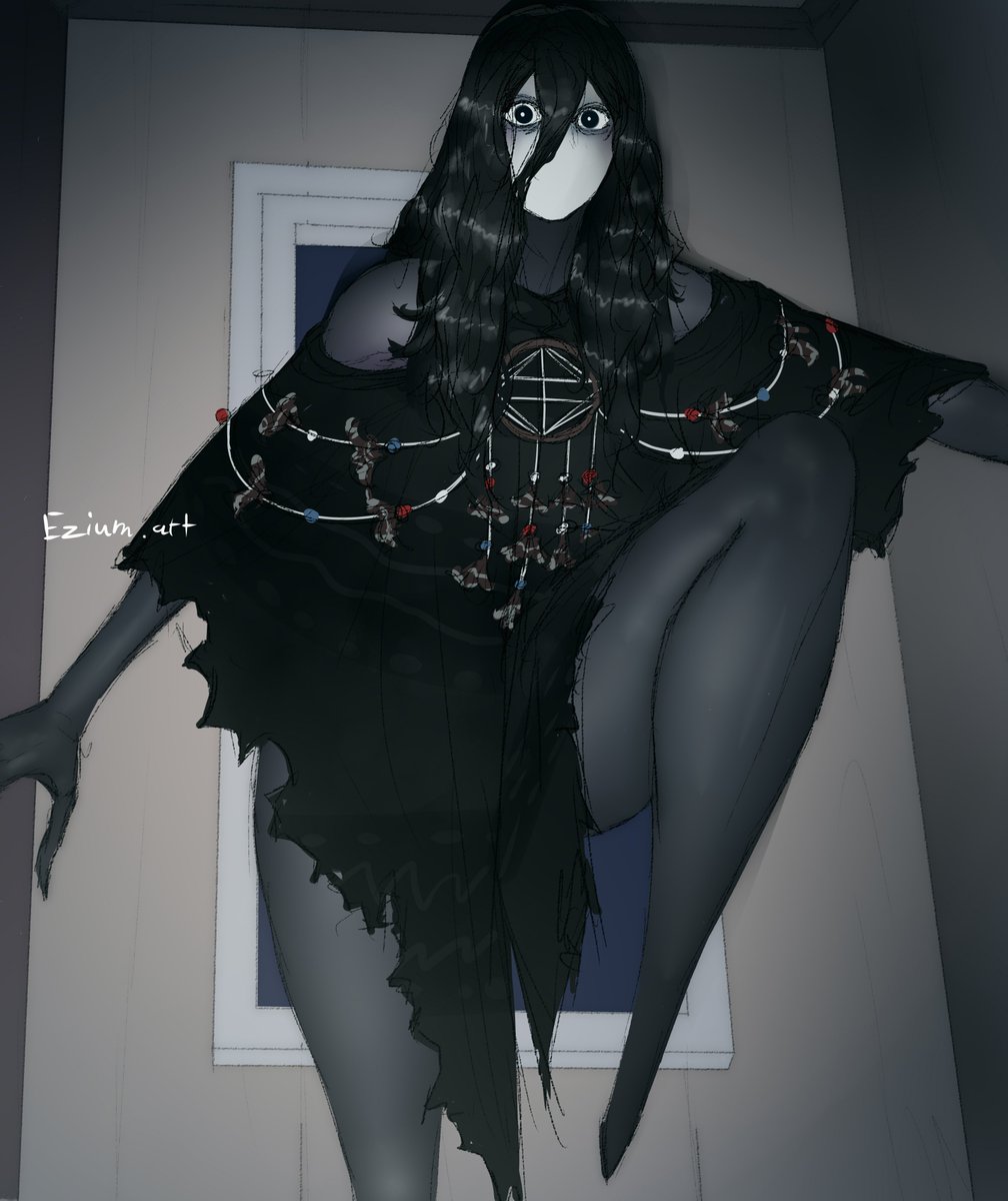 Ezium_art's tweet photo. Apparently it's this one if my "sleep paralysis demon" gal Somna https://t.co/XW8iKIVepf