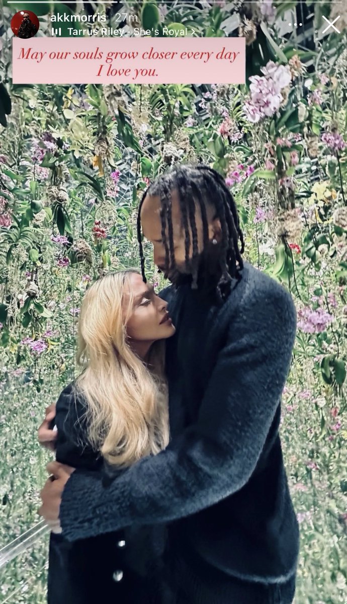 MadonnaUltimate's tweet photo. Akkem Morris , Madonna’s partner :
” you change every life, you touch, especially mine. May our souls grow closer every day. I love you. happy birthday, my love. 🩵” 
🥹🥹🥹🥹🥹🥹 #HappyBirthdayMadonna https://t.co/D9fWZZYLqr