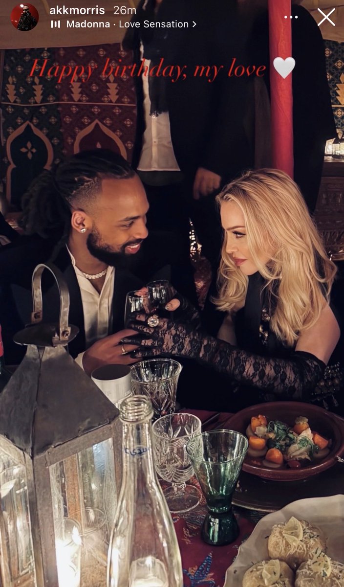 MadonnaUltimate's tweet photo. Akkem Morris , Madonna’s partner :
” you change every life, you touch, especially mine. May our souls grow closer every day. I love you. happy birthday, my love. 🩵” 
🥹🥹🥹🥹🥹🥹 #HappyBirthdayMadonna https://t.co/D9fWZZYLqr