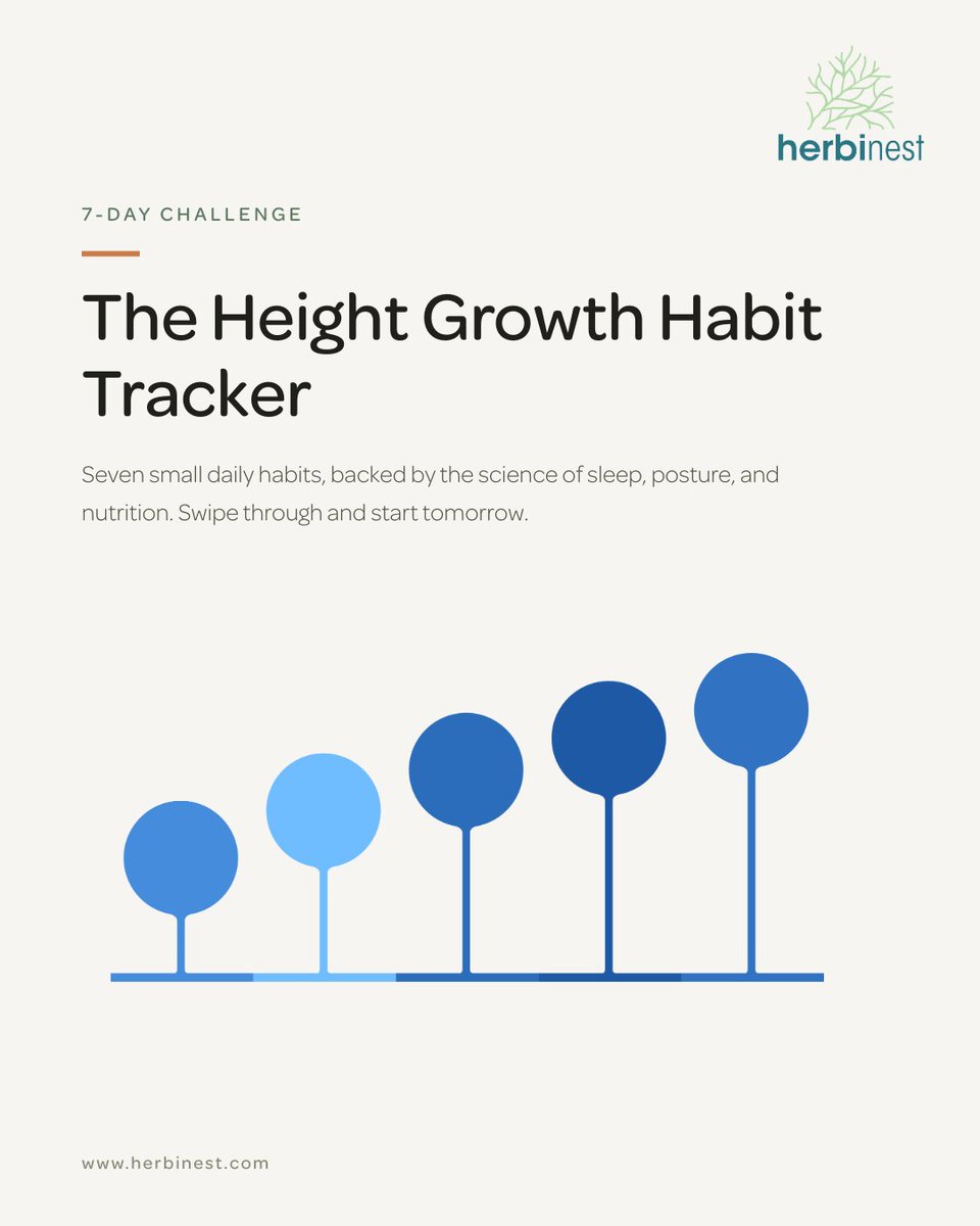 Herbinest1's tweet photo. The Height Growth Habit Tracker Follow for natural growth tips Inbox your queries or WhatsApp #03008453661 or visit at https://t.co/eWwjmMPtKK #AugustReset #HealthyHabits #HerbinestWellness #DailyWellness https://t.co/vJ2hWk1yie