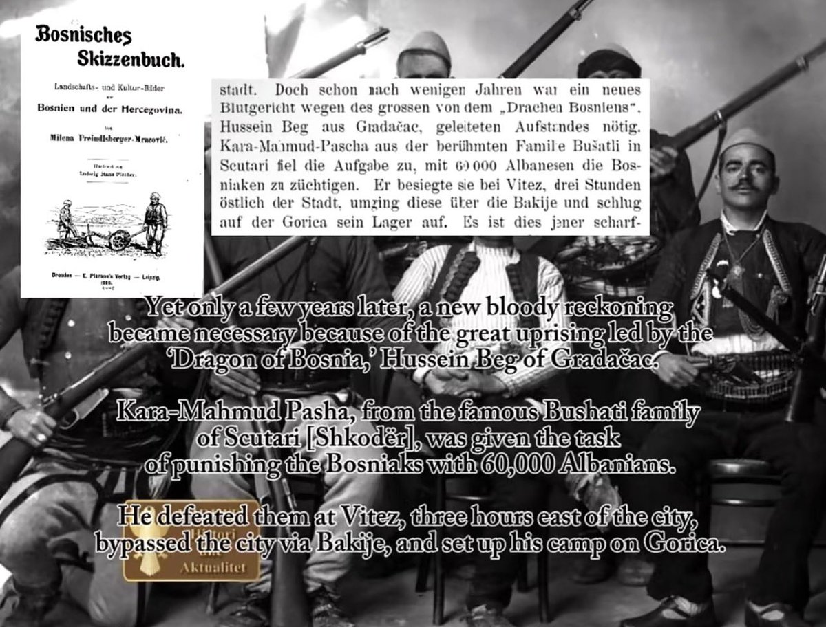 Adrian64600070's tweet photo. @EdinRamicCc1 @YasrAlFulani @uthm4n47 @muriccccc @PGainz96934 @kos_data My ancestors where soldiers for mustafa kara pasha. Over half of my village has a bosnian grandma, to the men we know what happend. Today from prizren to pej there no muslim serbs (bosniaks) or serbs left. Run hussein run https://t.co/iAyc75C6O8