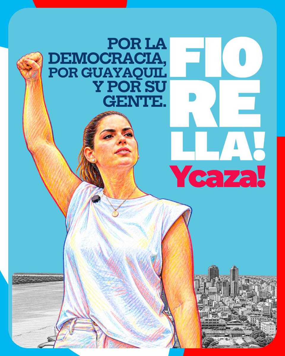 mauroandinoe's tweet photo. ¡Muchos éxitos querida @FioYcaza! Luchar por la justicia es luchar por la vida de los más débiles, de quienes no tienen voz, de los invisibilizados… Una mujer valiente, que no le teme a la tiranía y la enfrenta, es una política legítima, con determinación y carácter para conducir los destinos de Guayaquil. Fiorella tiene templanza, pero también empatía, humanidad y amor para escuchar y resolver los problemas de la gente. ¡Adelante @FioYcaza! Las urnas hablarán por ti y reconocerán el valor de tu lucha.